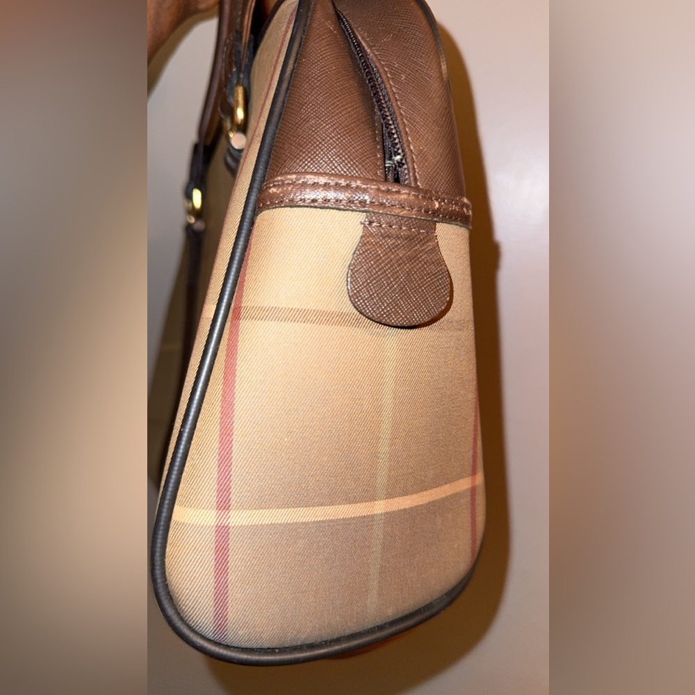 Burberry Brown Plaid Bag - Picture 4 of 9